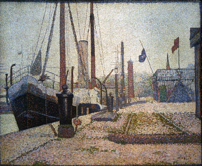 Georges Seurat Honfleur Spain oil painting art